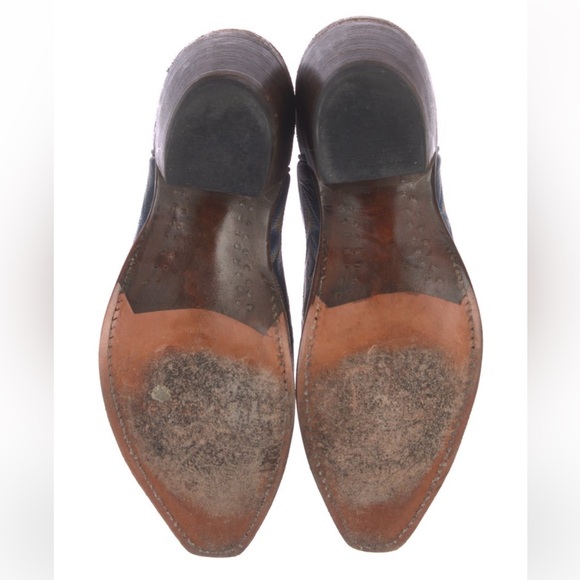 Miron Crosby Leather Mid-Calf Western Boots Size 8 - Picture 5 of 5